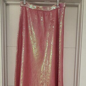 Queen of Sparkles sequin midi skirt